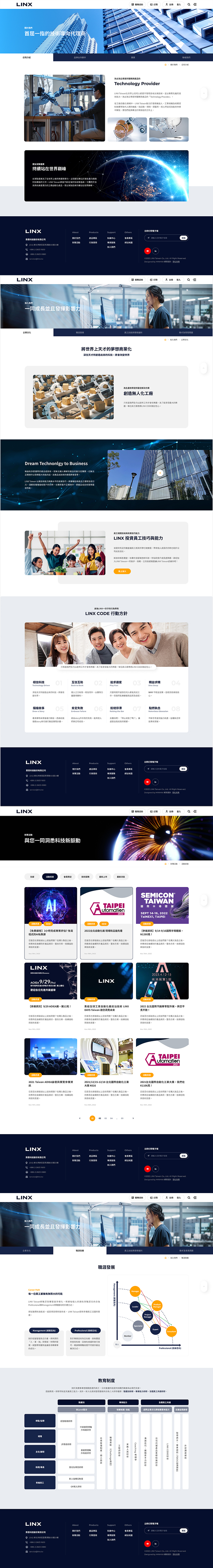 網頁設計-網站設計 - 霖思科技股份有限公司 - 內頁設計